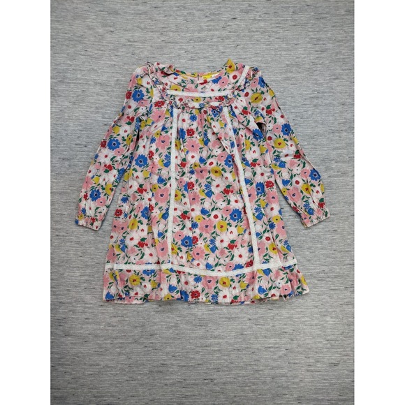 Mini Boden Other - Mini Boden Floral Peasant Dress Girls‎ 6-7 Long Sleeve Lightweight Boho Fairy